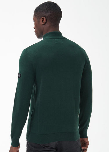 Barbour International Truien Cotton half zip knit - pine grove