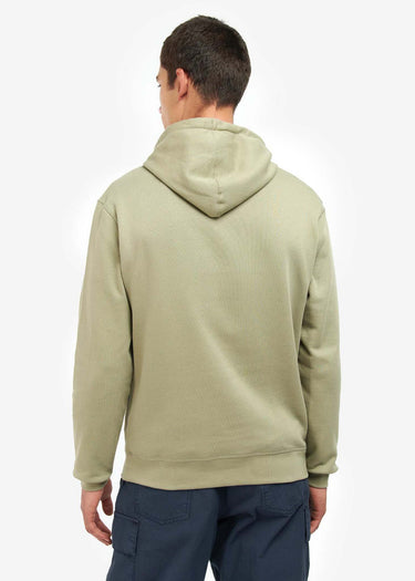 Barbour Hoodies Logo popover hoodie - bleached olive
