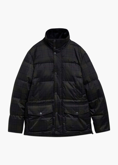 Barbour Jacken Barbour lonnen tartan puffer jacket - shadow classic tartan