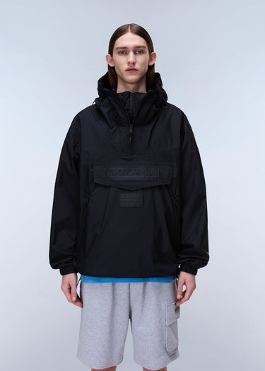 Napapijri Jassen Lightweight Packable Rainforest Overhead rf next Jacket - black beauty