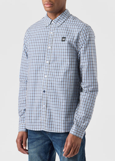Weekend Offender Overhemden Lisbon - blue house check