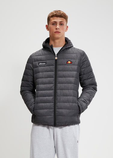 Ellesse Jassen Lombardy padded jacket - dark grey marl