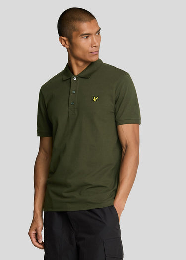 Lyle & Scott Polo's Plain polo shirt - olive