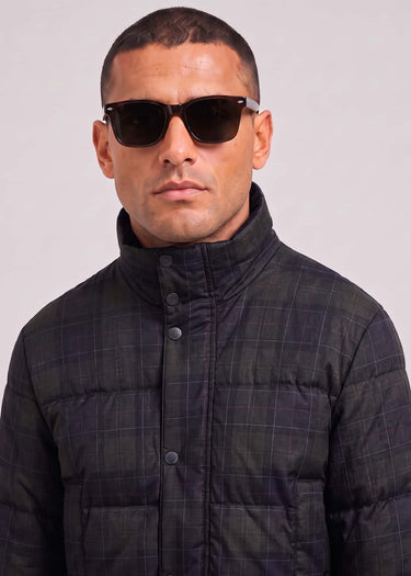 Barbour Jacken Barbour lonnen tartan puffer jacket - shadow classic tartan