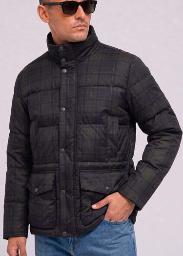 Barbour Jacken Barbour lonnen tartan puffer jacket - shadow classic tartan