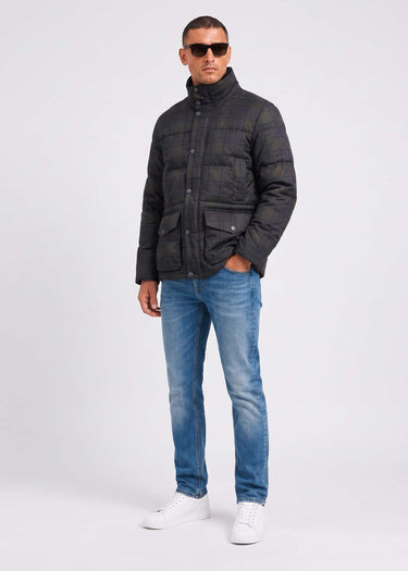Barbour Jacken Barbour lonnen tartan puffer jacket - shadow classic tartan