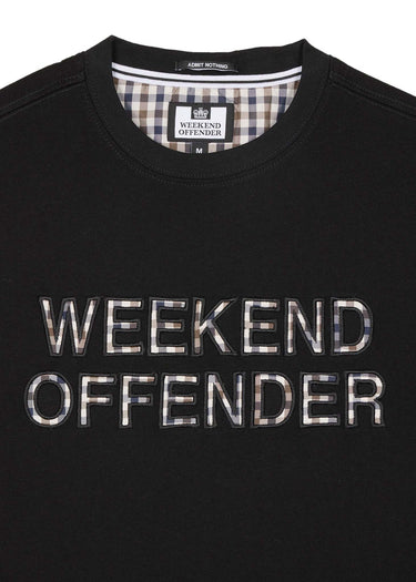 Weekend Offender T-shirts Tornaco - black mid house check