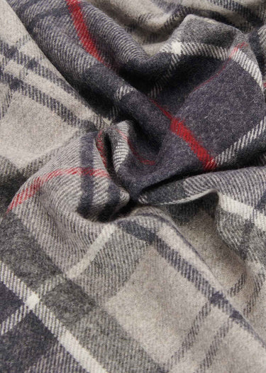 Barbour Sjaals Yaxley tartan scarf - blue granite