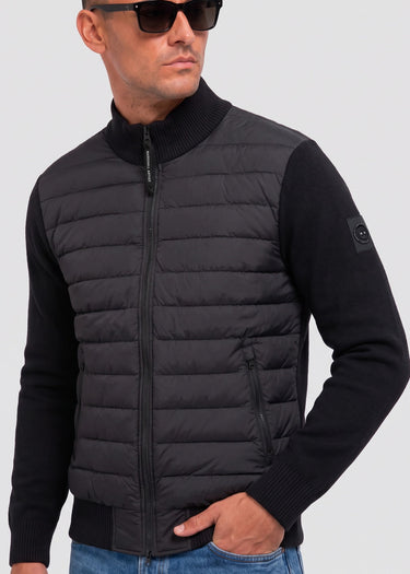 Marshall Artist Vesten Aldgate hybrid knit - black