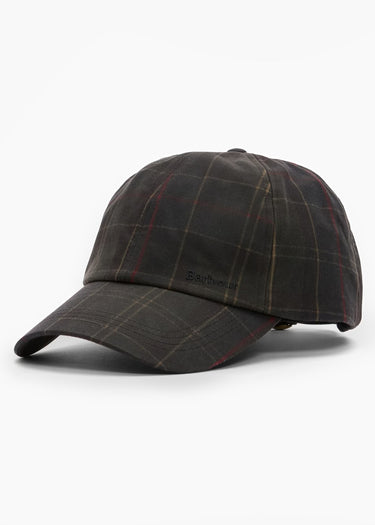 Barbour Caps Barbour haydon tartan cap - dark classic tartan