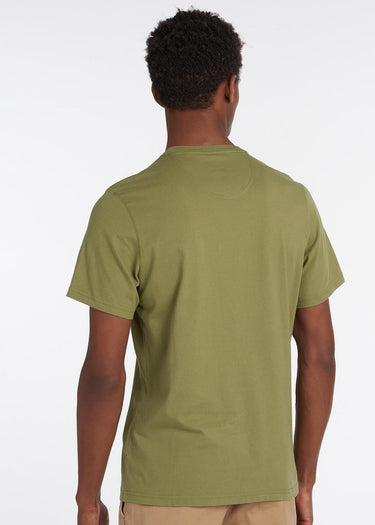 Barbour T-shirts Logo tee - burnt olive