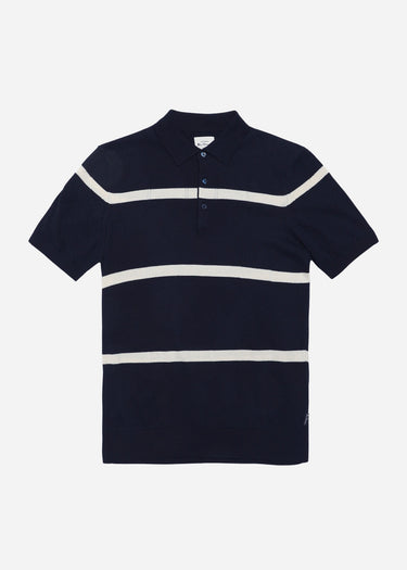 Ben Sherman Polo's Argyle stripe polo - dark navy