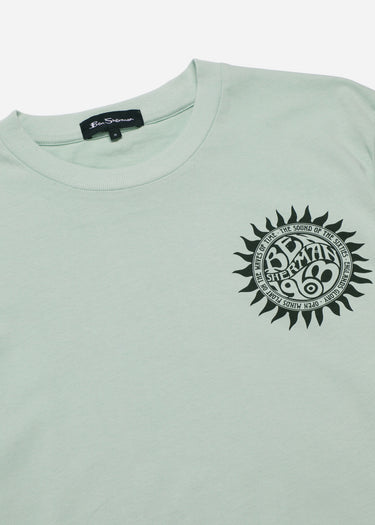 Ben Sherman T-shirts Festive poster tee - mint