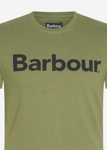 Barbour T-shirts Logo tee - burnt olive