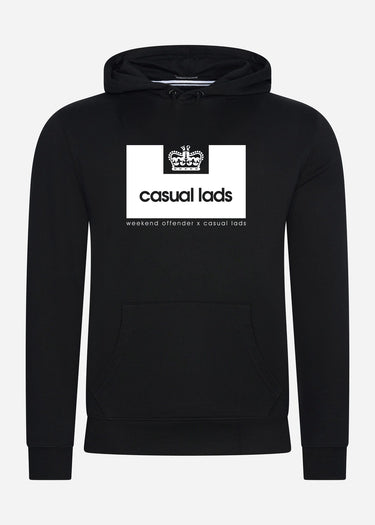 Weekend Offender Hoodies Casual Lads hoodie - black