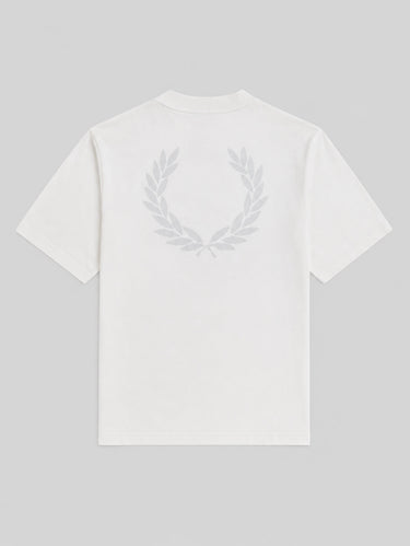 Fred Perry T-shirts Back print laurel wreath t-shirt - snow white