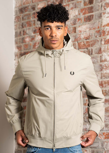 Fred Perry Jassen The hooded brentham jacket - warm grey