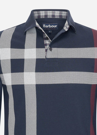 Barbour Polo's Blaine tailored ls polo shirt - dark navy