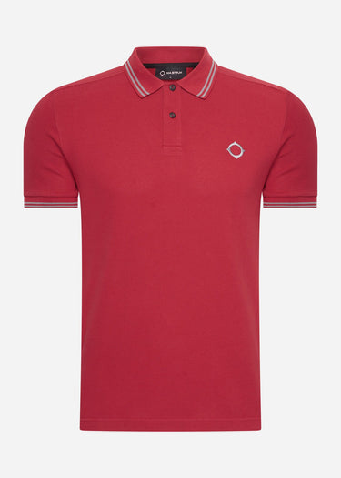 MA.Strum Polo's Double tipped polo - carmine red
