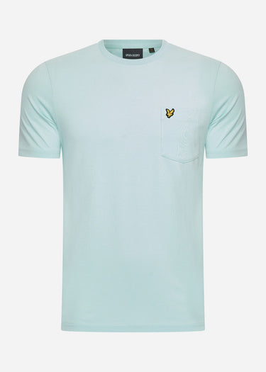Lyle & Scott T-shirts Pocket 2 pack t-shirt - palm pink - clear sky