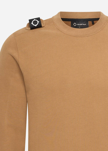 MA.Strum Truien Core crew sweatshirt - desert clay