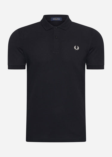 Fred Perry Polo's Plain fred perry shirt - black silk peach