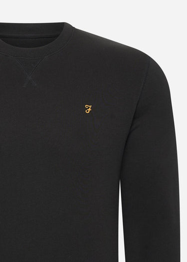 Farah Truien Sweatshirt tim new crew - black
