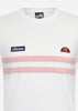 Ellesse T-shirts Venire tee - white light pink