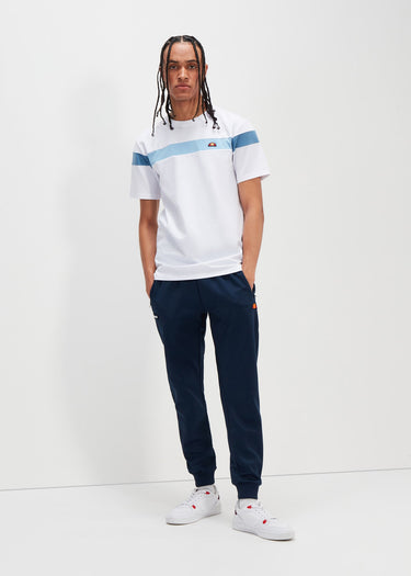Ellesse T-shirts Caserio t-shirt - white light blue
