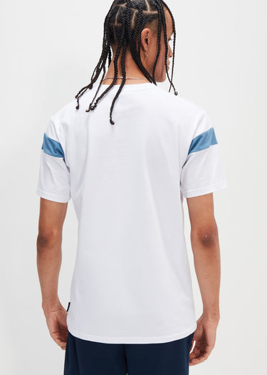Ellesse T-shirts Caserio t-shirt - white light blue