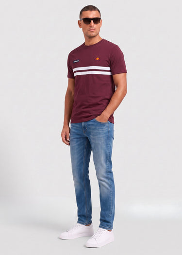 Ellesse T-shirts Venire tee - burgundy