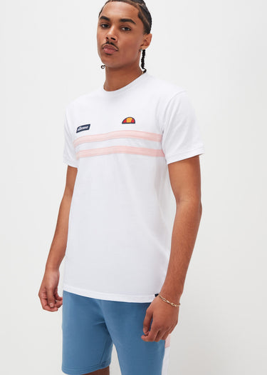Ellesse T-shirts Venire tee - white light pink