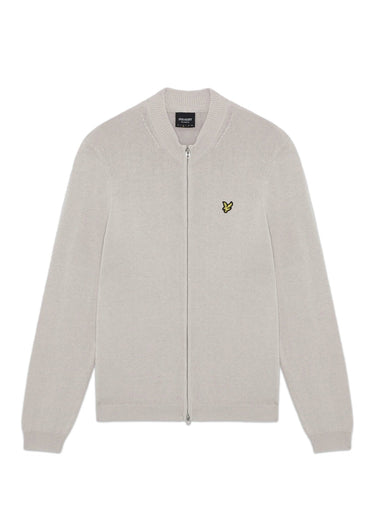 Lyle & Scott Sweatjacken Relaxed cotton merino full zip jumper - cove