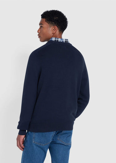 Farah Truien Sweater kingsbury crew sweat - true navy