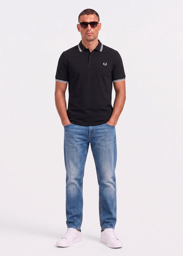 Fred Perry Polo's Twin tipped polo - black