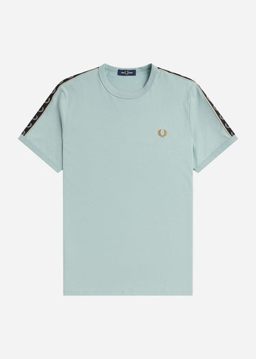 Fred Perry T-shirts Contrast tape ringer t-shirt - slvblu warmgrey