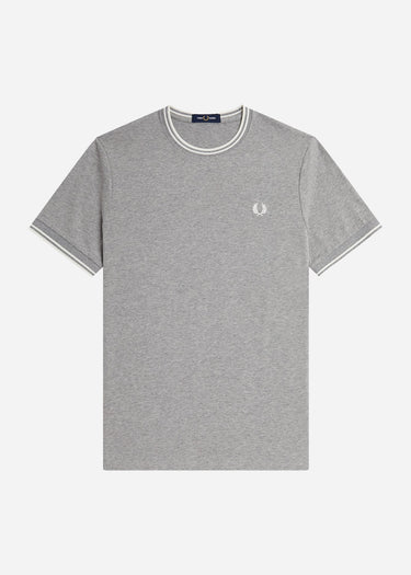 Fred Perry T-shirts Twin tipped t-shirt - steel marl