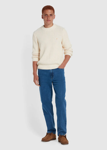 Farah Truien Sweater burlington fisherman - cream