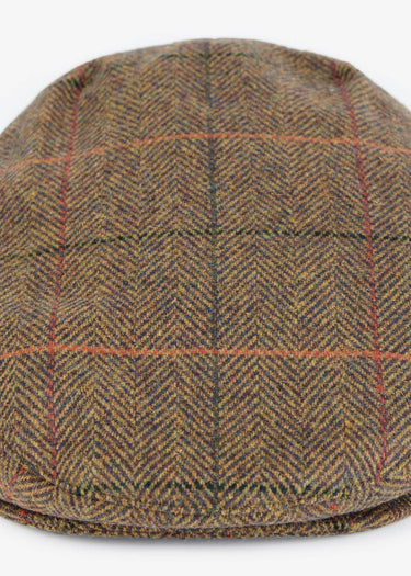 Barbour Petten Wilkin flat cap - olive orange red
