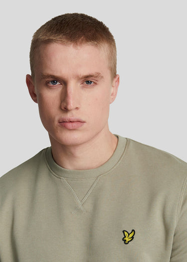 Lyle & Scott Truien Crew neck sweatshirt - sage uniform