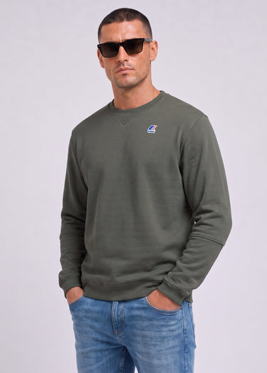 K-Way Pullover Nael brushed pc - green blackish
