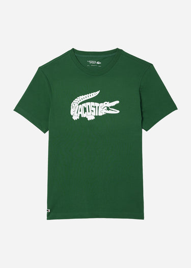Lacoste T-shirts Tee logo - green