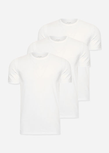 Lyle & Scott T-shirts Basic 3 pack t-shirt - white