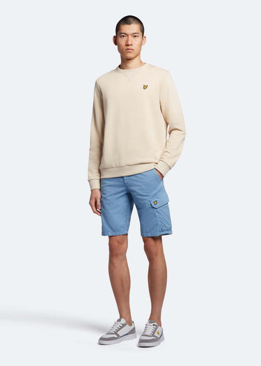 Lyle & Scott Korte Broeken Wembley cargo short - skipton blue