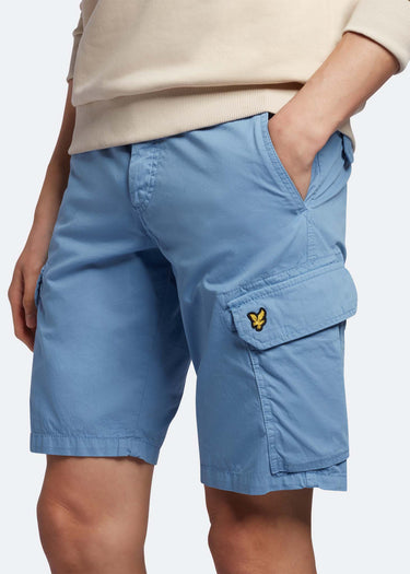 Lyle & Scott Korte Broeken Wembley cargo short - skipton blue