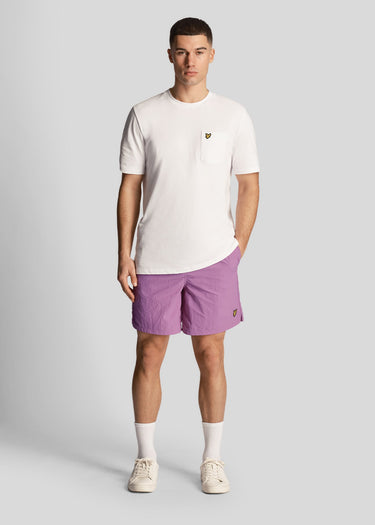 Lyle & Scott Zwembroeken Plain swim short - card purple