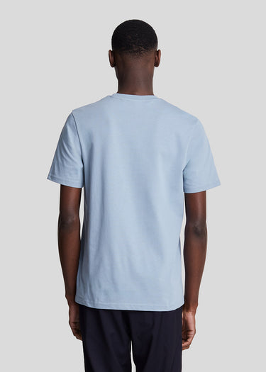 Lyle & Scott T-shirts Plain t-shirt - crafted blue