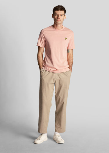 Lyle & Scott T-shirts Plain t-shirt - palm pink