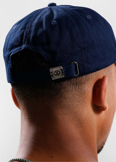 Marshall Artist Petten Siren washed cotton cap - navy