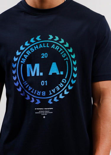 Marshall Artist T-shirts Ombre t-shirt - navy